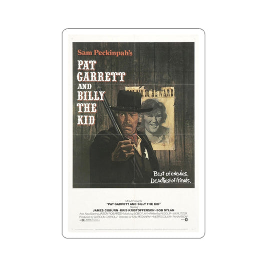 Pat Garrett and Billy the Kid 1973 Movie Poster STICKER Vinyl Die-Cut Decal-White-The Sticker Space