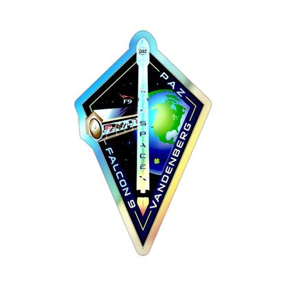 Paz (SpaceX) Holographic STICKER Die-Cut Vinyl Decal-2 Inch-The Sticker Space