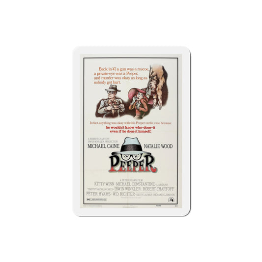 Peeper 1976 Movie Poster Die-Cut Magnet-2 Inch-The Sticker Space