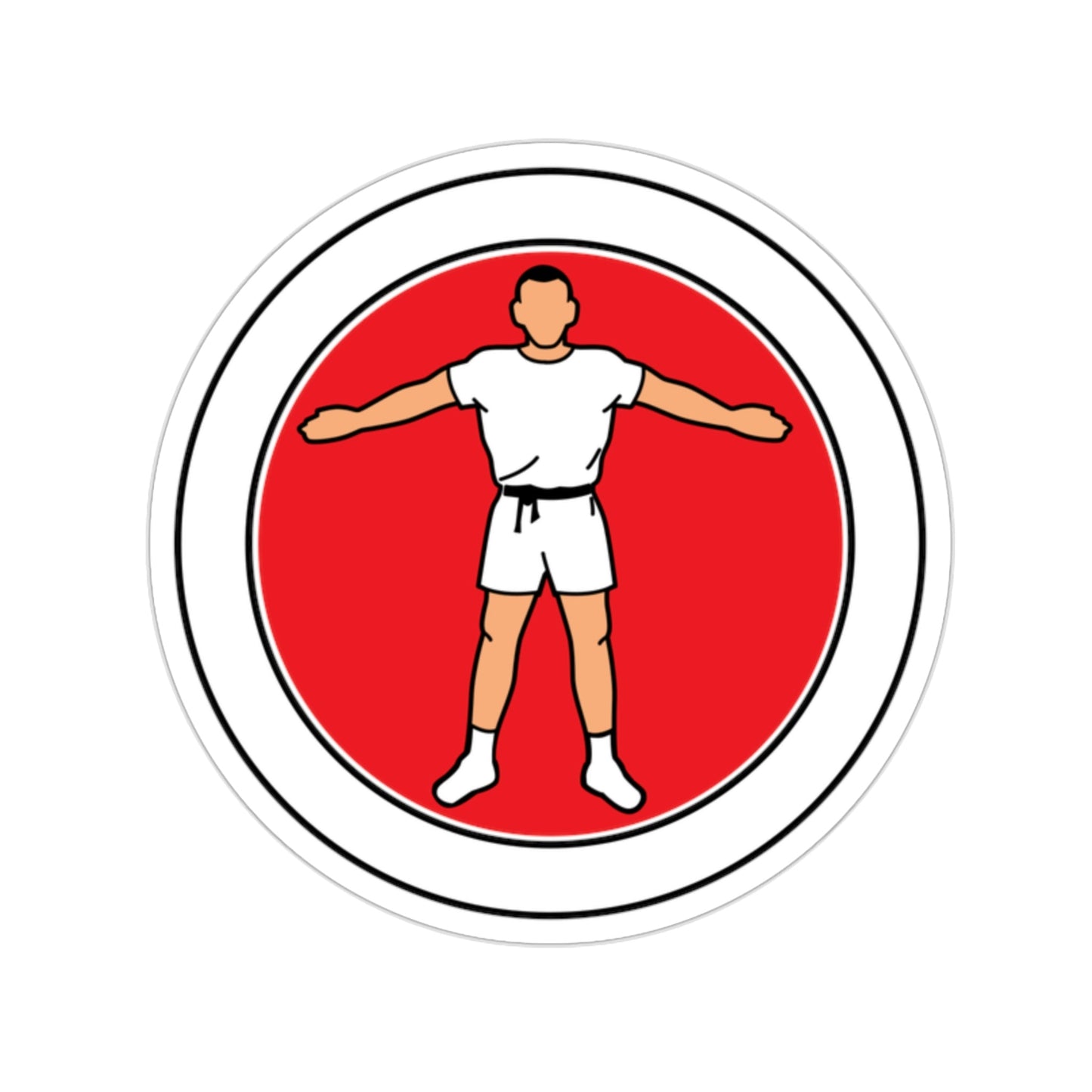 Personal Fitness (Boy Scouts Merit Badge) STICKER Vinyl Die-Cut Decal-2 Inch-The Sticker Space