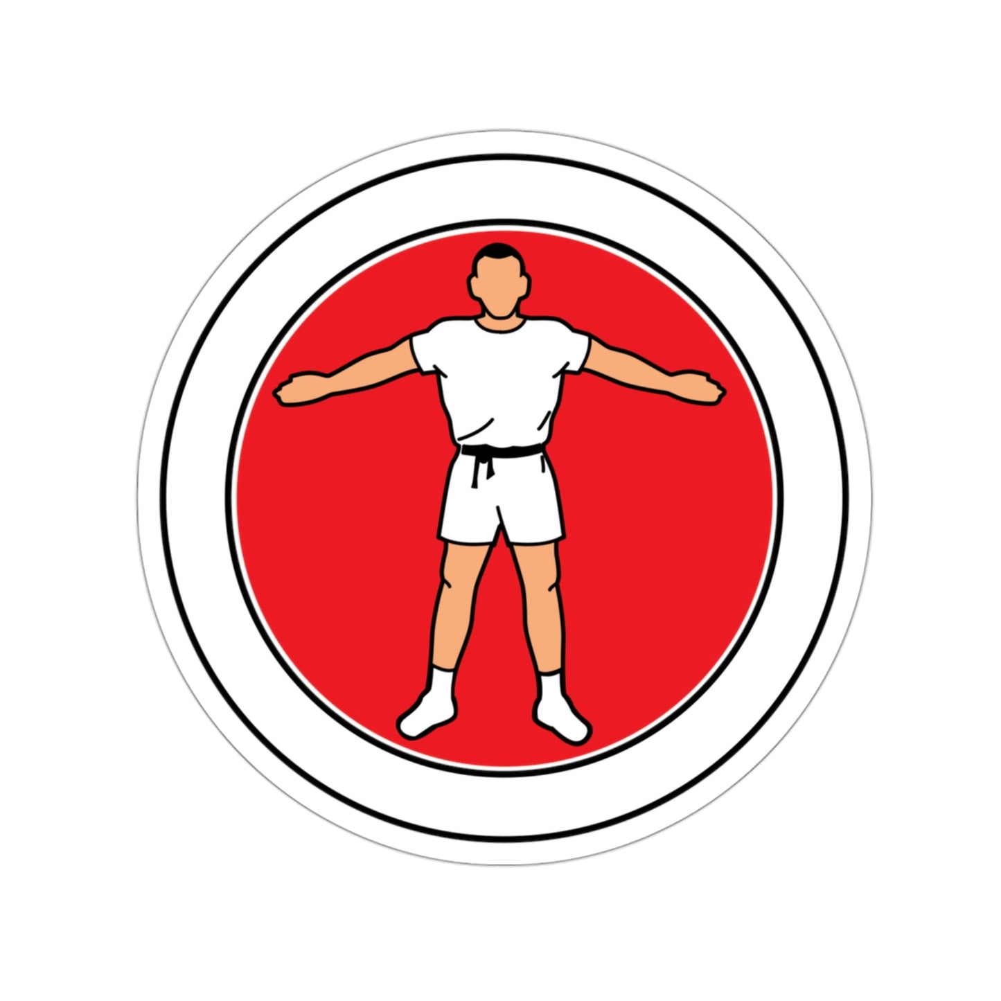 Personal Fitness (Boy Scouts Merit Badge) STICKER Vinyl Die-Cut Decal-3 Inch-The Sticker Space