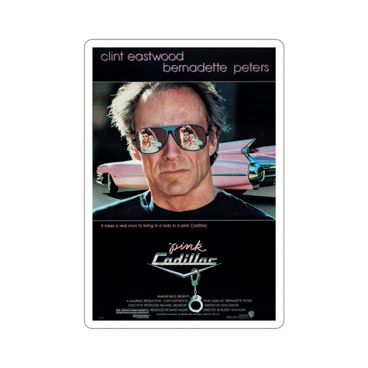 Pink Cadillac 1989 Movie Poster STICKER Vinyl Die-Cut Decal-6 Inch-The Sticker Space