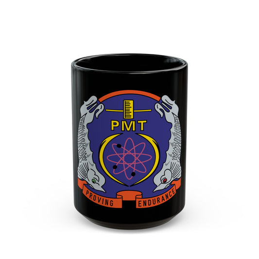 PMT NLON Performance Monitoring Team (U.S. Navy) Black Coffee Mug-15oz-The Sticker Space