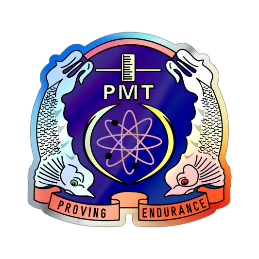 PMT NLON Performance Monitoring Team (U.S. Navy) Holographic STICKER Die-Cut Vinyl Decal-6 Inch-The Sticker Space