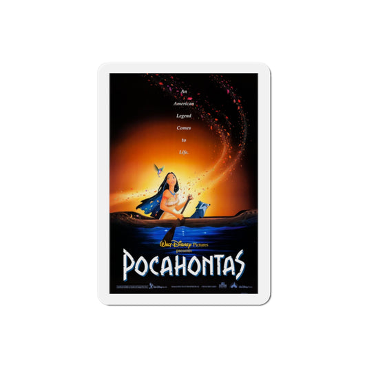 Pocahontas 1995 Movie Poster Die-Cut Magnet-2" x 2"-The Sticker Space