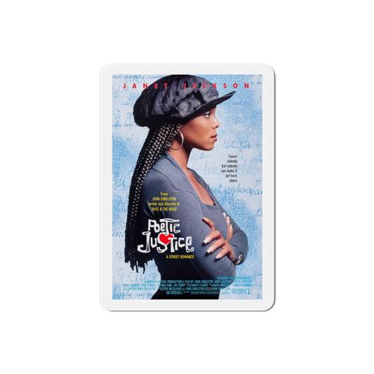 Poetic Justice 1993 Movie Poster Die-Cut Magnet-2" x 2"-The Sticker Space