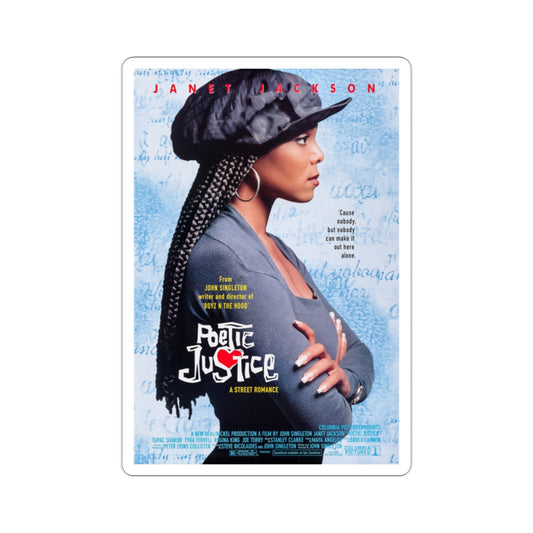 Poetic Justice 1993 Movie Poster STICKER Vinyl Die-Cut Decal-2 Inch-The Sticker Space