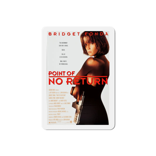 Point of No Return 1993 Movie Poster Die-Cut Magnet-2" x 2"-The Sticker Space