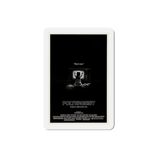 Poltergeist 1982 Movie Poster Die-Cut Magnet-2" x 2"-The Sticker Space