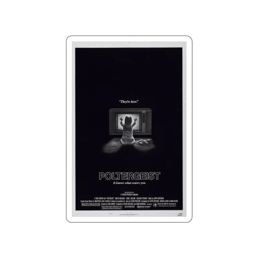 POLTERGEIST 1982 Movie Poster STICKER Vinyl Die-Cut Decal-White-The Sticker Space