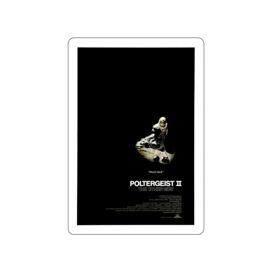 POLTERGEIST II 1986 Movie Poster STICKER Vinyl Die-Cut Decal-White-The Sticker Space