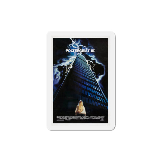 Poltergeist III 1988 Movie Poster Die-Cut Magnet-3" x 3"-The Sticker Space