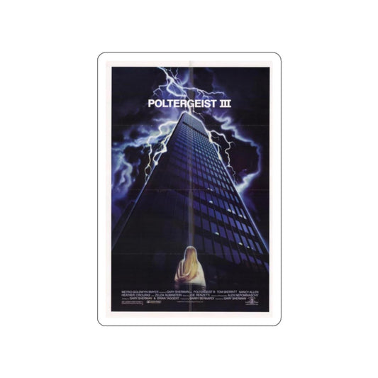 POLTERGEIST III 1988 Movie Poster STICKER Vinyl Die-Cut Decal-White-The Sticker Space