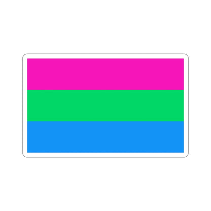 Polysexuality Pride Flag STICKER Vinyl Die-Cut Decal-4 Inch-The Sticker Space