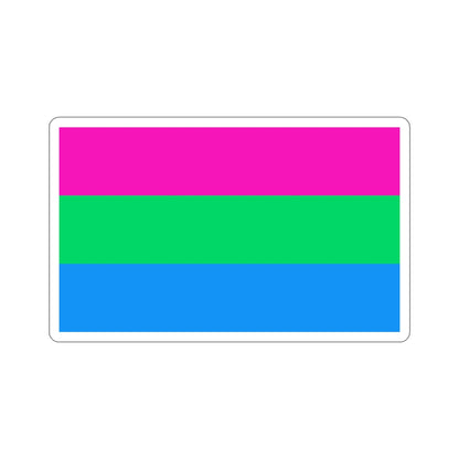 Polysexuality Pride Flag STICKER Vinyl Die-Cut Decal-5 Inch-The Sticker Space