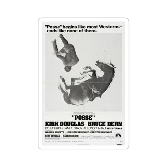 Posse 1975 Movie Poster STICKER Vinyl Die-Cut Decal-2 Inch-The Sticker Space