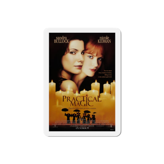 Practical Magic 1998 Movie Poster Die-Cut Magnet-2" x 2"-The Sticker Space