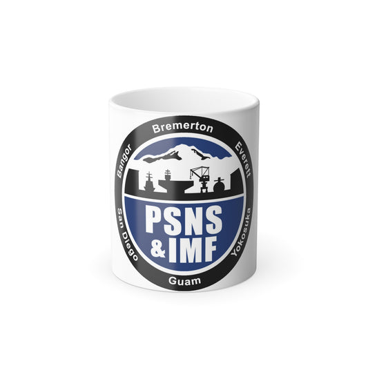 PSNS & IMF (U.S. Navy) Color Changing Mug 11oz