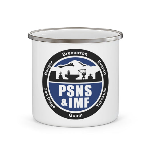 PSNS & IMF (U.S. Navy) Enamel Mug 12oz-12oz-The Sticker Space