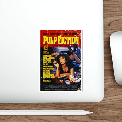 PULP FICTION (2) 1994 Movie Poster STICKER Vinyl Die-Cut Decal-The Sticker Space