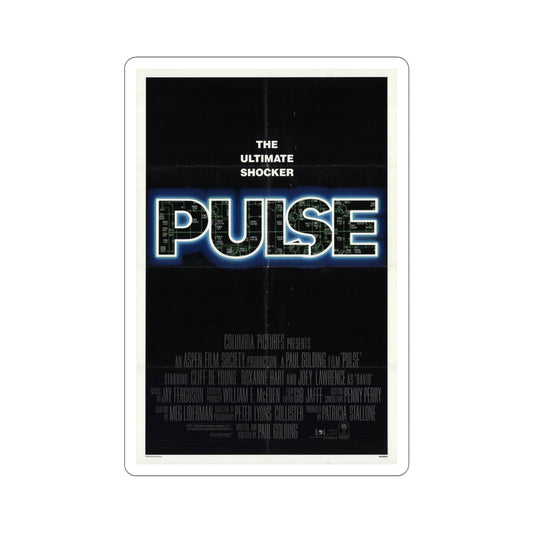 Pulse 1988 Movie Poster STICKER Vinyl Die-Cut Decal-6 Inch-The Sticker Space