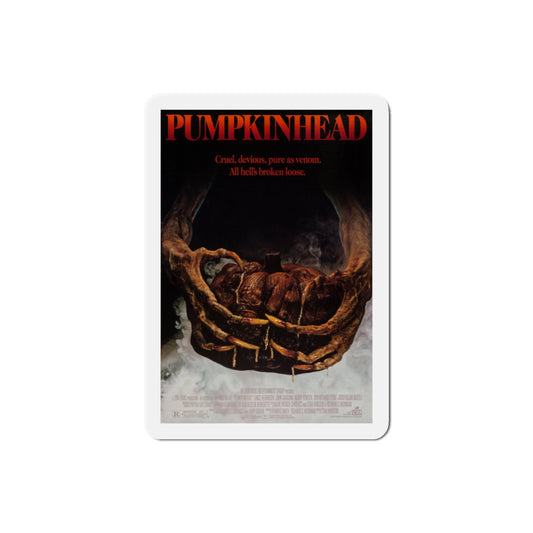 Pumpkinhead 1988 Movie Poster Die-Cut Magnet-2" x 2"-The Sticker Space