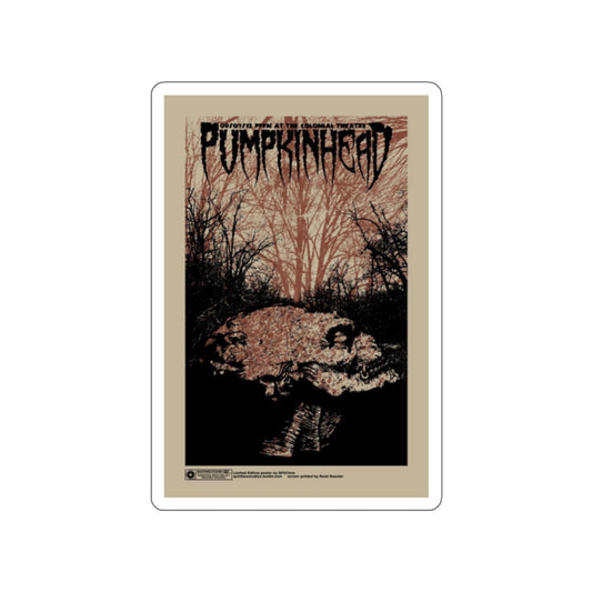 PUMPKINHEAD (RERELEASE) 1988 Movie Poster STICKER Vinyl Die-Cut Decal-White-The Sticker Space