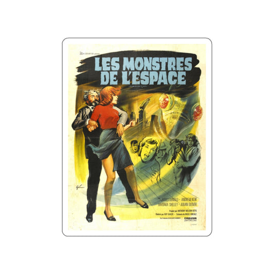 QUATERMASS AND THE PIT (FRENCH) 1967 Movie Poster STICKER Vinyl Die-Cut Decal-White-The Sticker Space