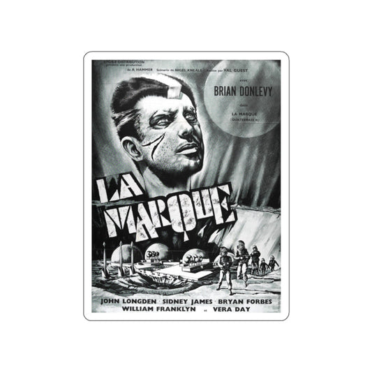 QUATERMASS II (FRENCH) 1957 Movie Poster STICKER Vinyl Die-Cut Decal-White-The Sticker Space