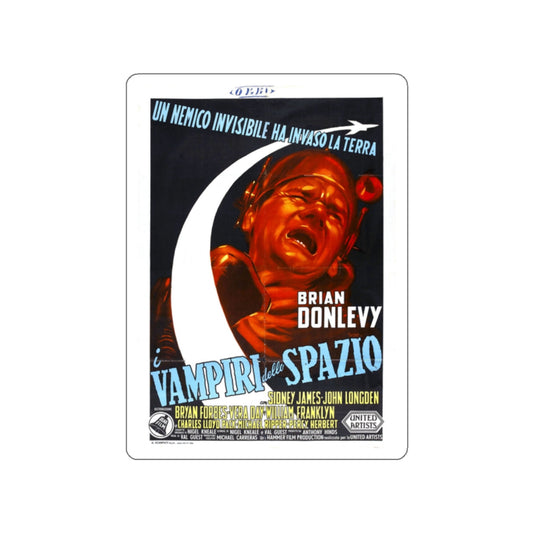 QUATERMASS II (ITALY) 1957 Movie Poster STICKER Vinyl Die-Cut Decal-White-The Sticker Space
