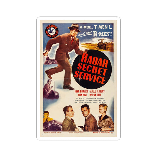 Radar Secret Service 1950 Movie Poster STICKER Vinyl Die-Cut Decal-6 Inch-The Sticker Space