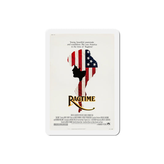 Ragtime 1981 Movie Poster Die-Cut Magnet-2" x 2"-The Sticker Space