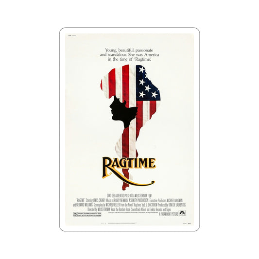 Ragtime 1981 Movie Poster STICKER Vinyl Die-Cut Decal-6 Inch-The Sticker Space