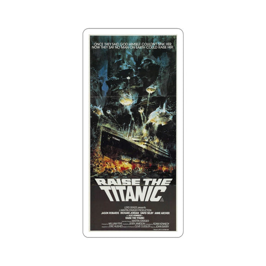 Raise the Titanic 1980 Movie Poster STICKER Vinyl Die-Cut Decal-6 Inch-The Sticker Space