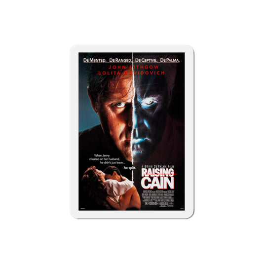 Raising Cain 1992 Movie Poster Die-Cut Magnet-2" x 2"-The Sticker Space