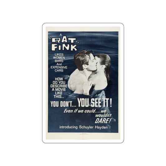 RAT PFINK A BOO BOO 1966 Movie Poster STICKER Vinyl Die-Cut Decal-White-The Sticker Space