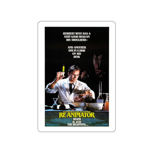 RE-ANIMATOR (2) 1985 Movie Poster STICKER Vinyl Die-Cut Decal-White-The Sticker Space