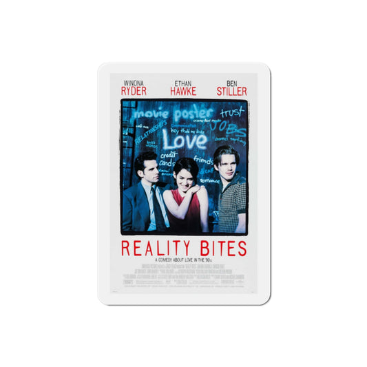 Reality Bites 1994 Movie Poster Die-Cut Magnet-2" x 2"-The Sticker Space