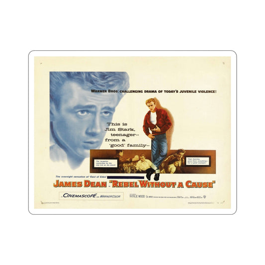 Rebel Without a Cause 1955 v3 Movie Poster STICKER Vinyl Die-Cut Decal-6 Inch-The Sticker Space