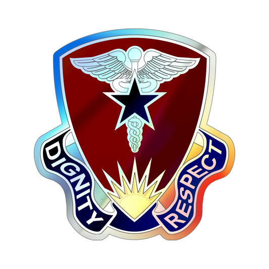 Regional Health Command Europe (U.S. Army) Holographic STICKER Die-Cut Vinyl Decal-6 Inch-The Sticker Space