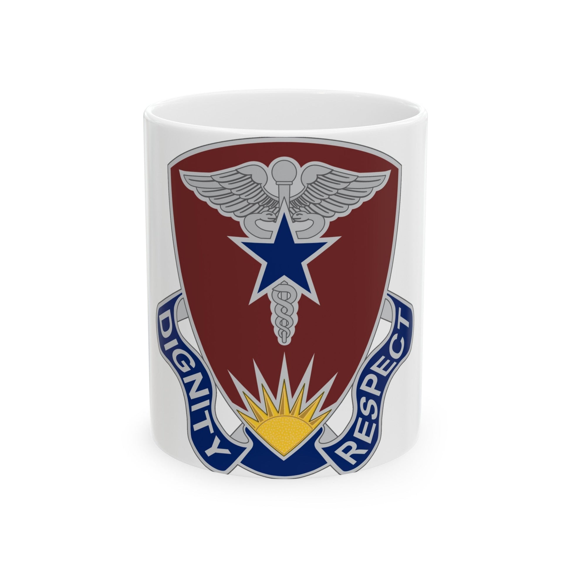 Regional Health Command Europe (U.S. Army) White Coffee Mug-11oz-The Sticker Space