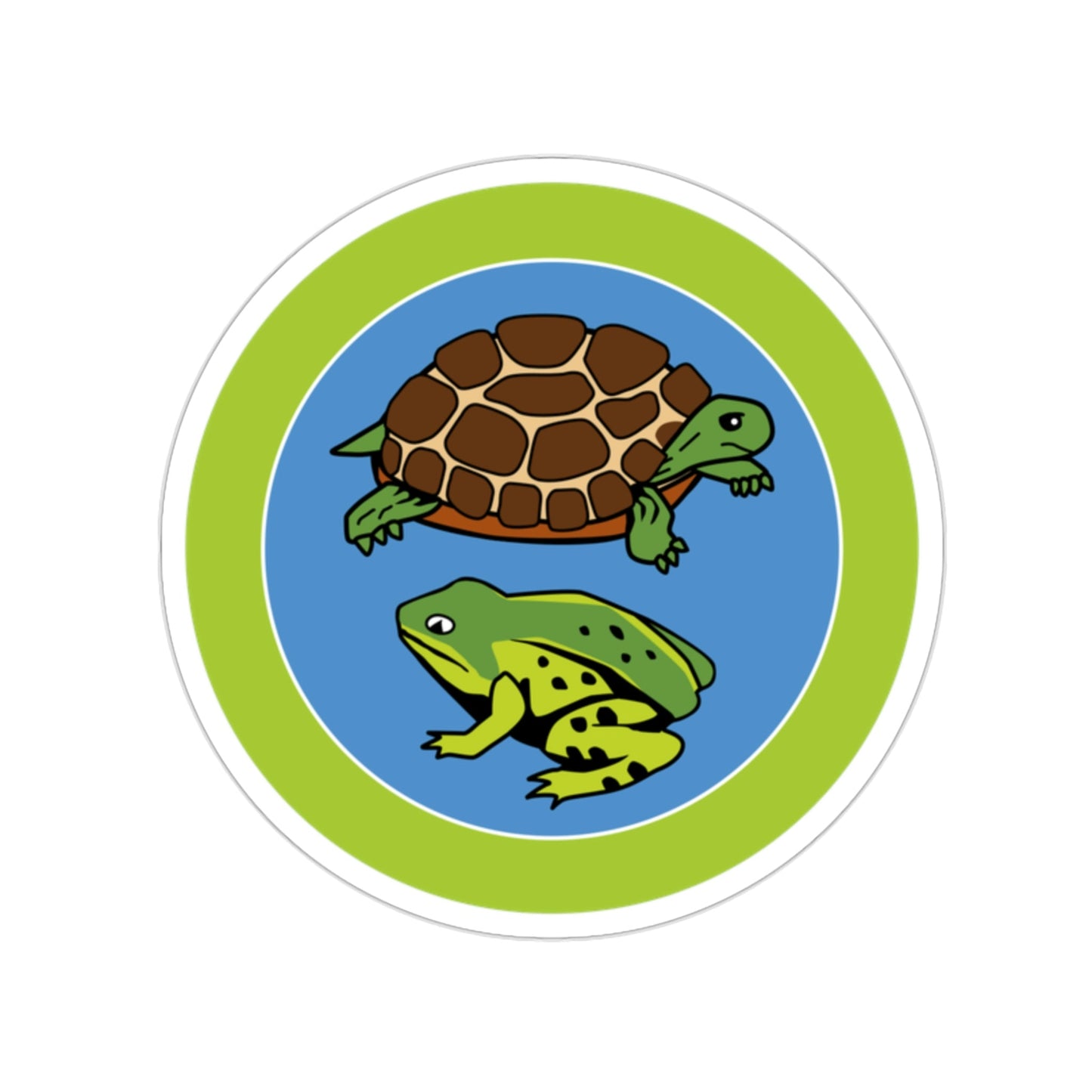 Reptile And Amphibian Study (Boy Scouts Merit Badge) STICKER Vinyl Die-Cut Decal-2 Inch-The Sticker Space