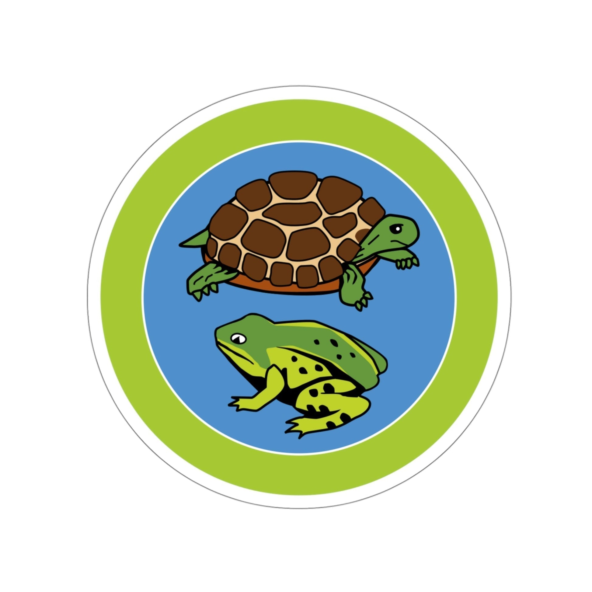 Reptile And Amphibian Study (Boy Scouts Merit Badge) STICKER Vinyl Die-Cut Decal-4 Inch-The Sticker Space