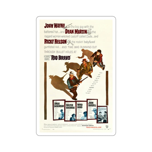 Rio Bravo 1959 Movie Poster STICKER Vinyl Die-Cut Decal-6 Inch-The Sticker Space