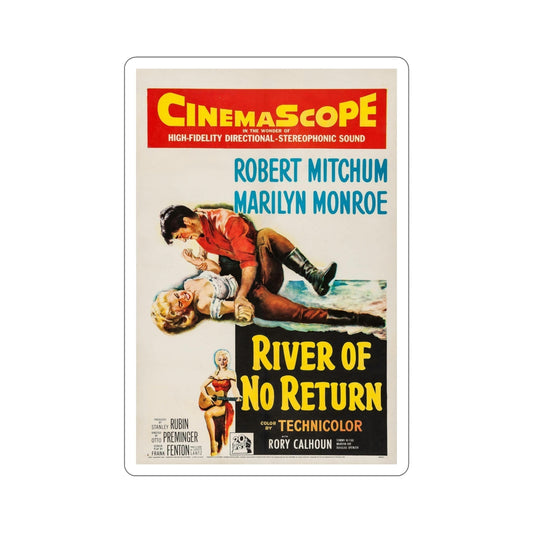 River of No Return 1954 v2 Movie Poster STICKER Vinyl Die-Cut Decal-6 Inch-The Sticker Space