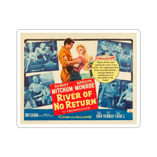 River of No Return 1954 v3 Movie Poster STICKER Vinyl Die-Cut Decal-6 Inch-The Sticker Space