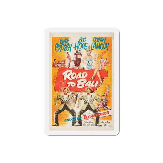 Road to Bali 1952 Movie Poster Die-Cut Magnet-2 Inch-The Sticker Space