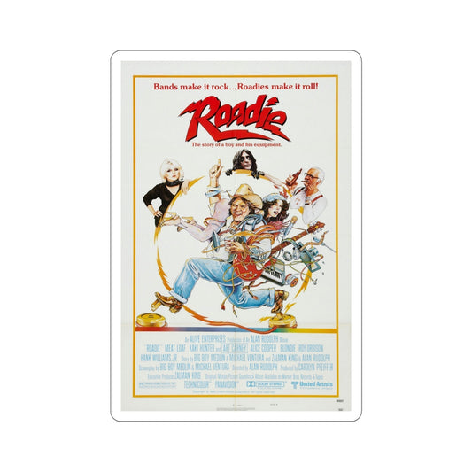 Roadie 1980 Movie Poster STICKER Vinyl Die-Cut Decal-6 Inch-The Sticker Space