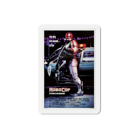 RoboCop 1987 Movie Poster Die-Cut Magnet-2" x 2"-The Sticker Space