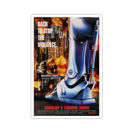 Robocop 3 1993 Movie Poster STICKER Vinyl Die-Cut Decal-6 Inch-The Sticker Space